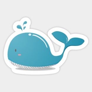 Cute Whale Sticker